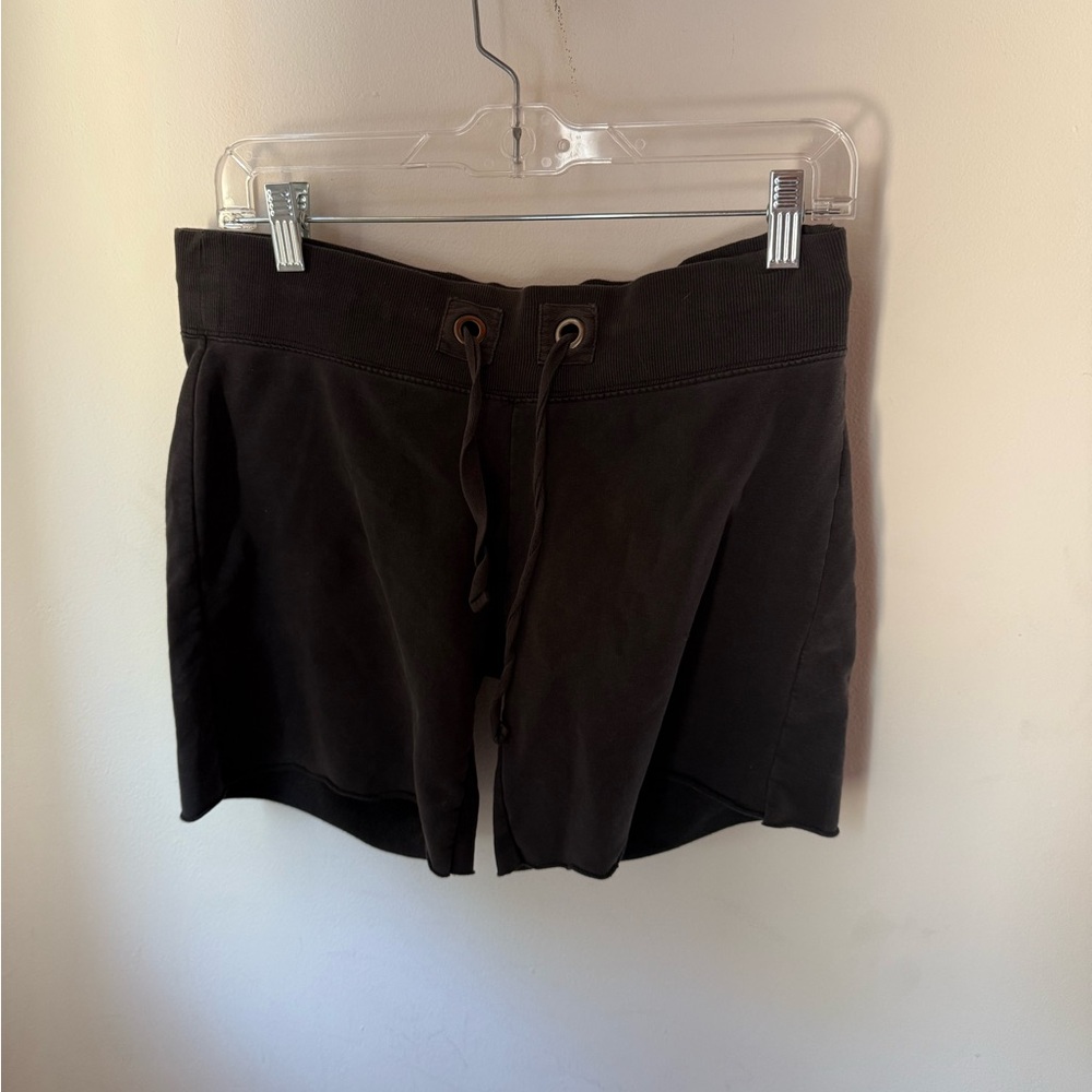 Women's Black Athletic Drawcord Shorts